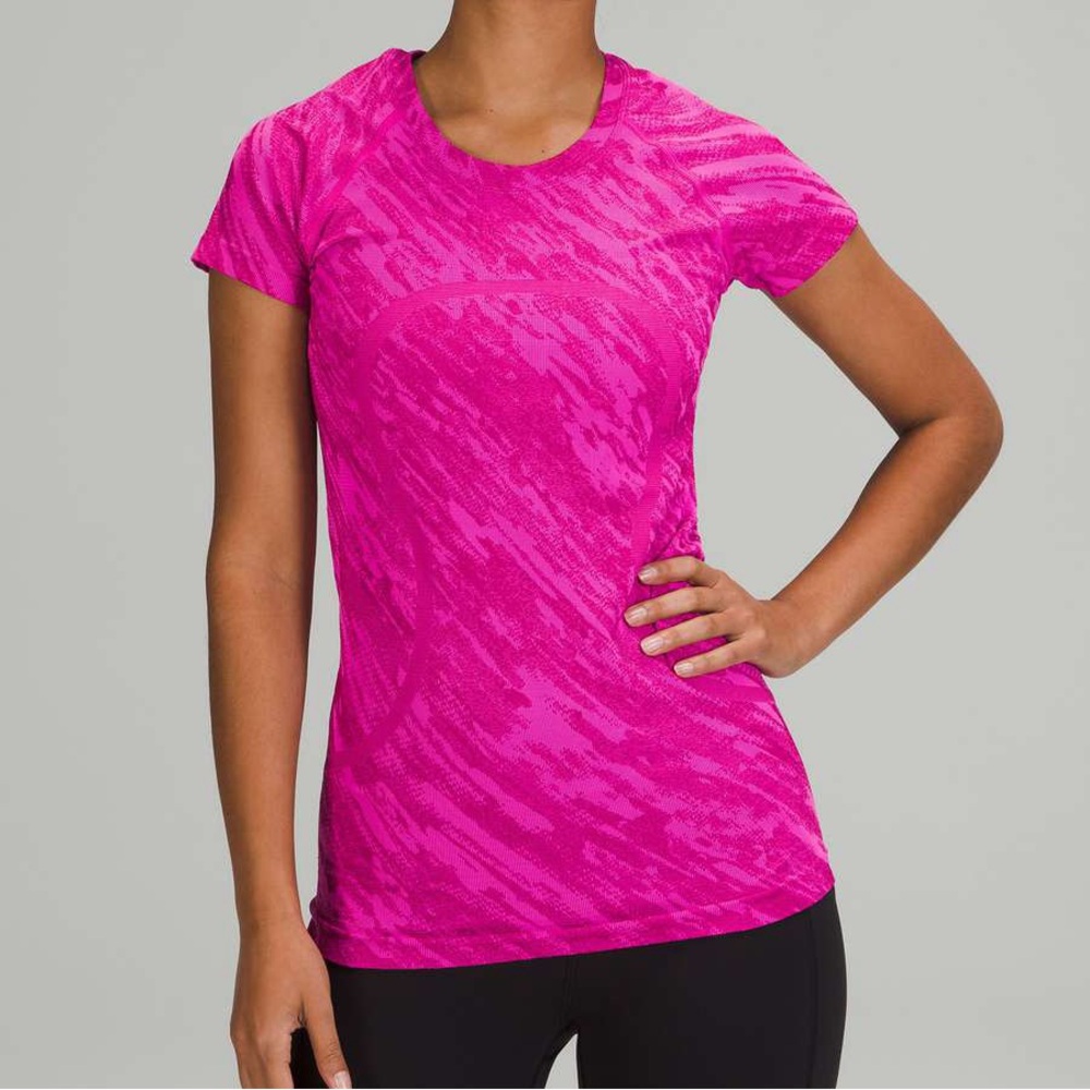 Lululemon Camouflage Pow Pink Swiftly Tech